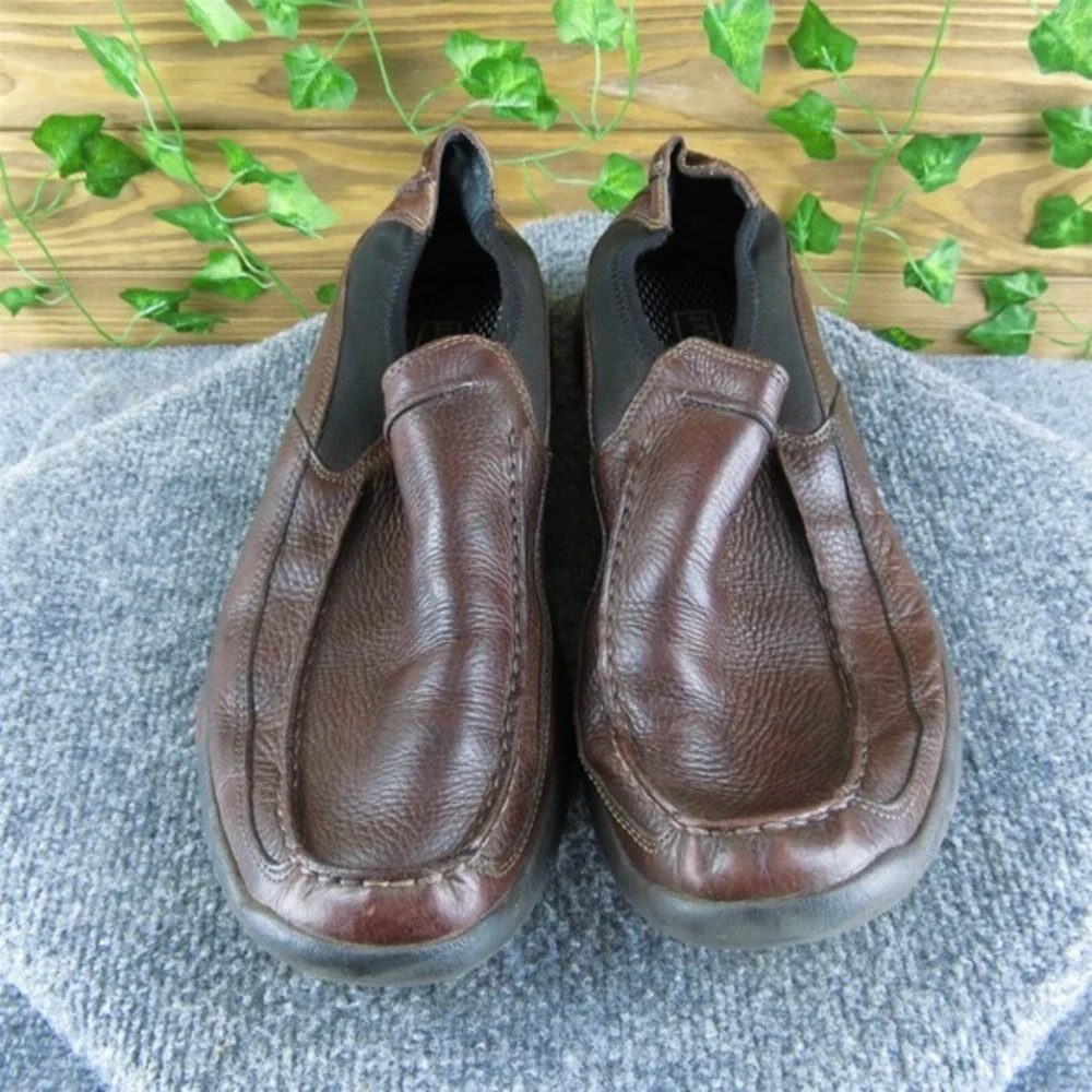 Privo Men's Clarks Loafer‎ Brown Leather Size 12 Medium  Used 2025